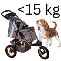 Hundebuggy bis 15 kg Belastung